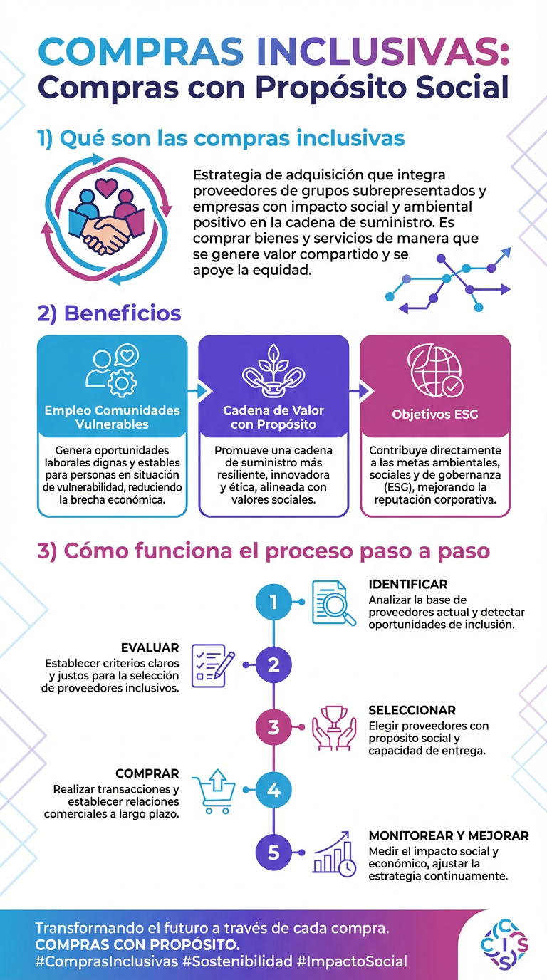 Infografía Compras Inclusivas