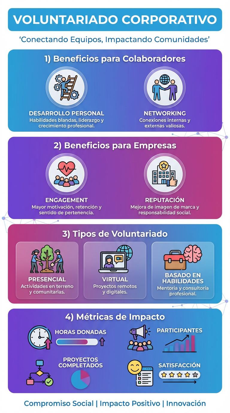 Infografía Voluntariado Corporativo