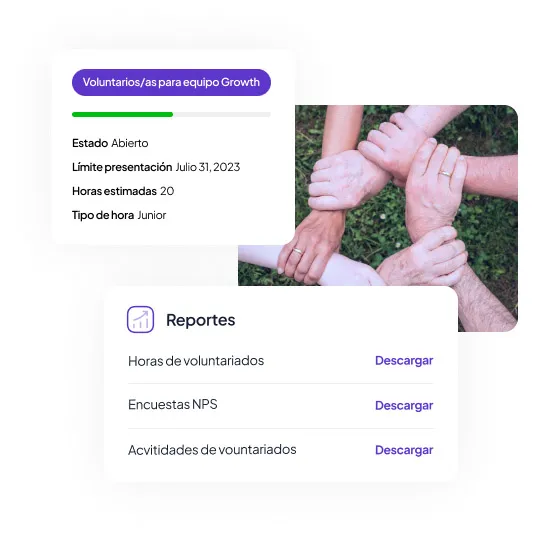 Soluciones de voluntariado
